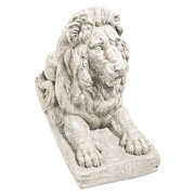 Image Thumbnail for LYNDHURST MANOR LION SENTINEL STATUE